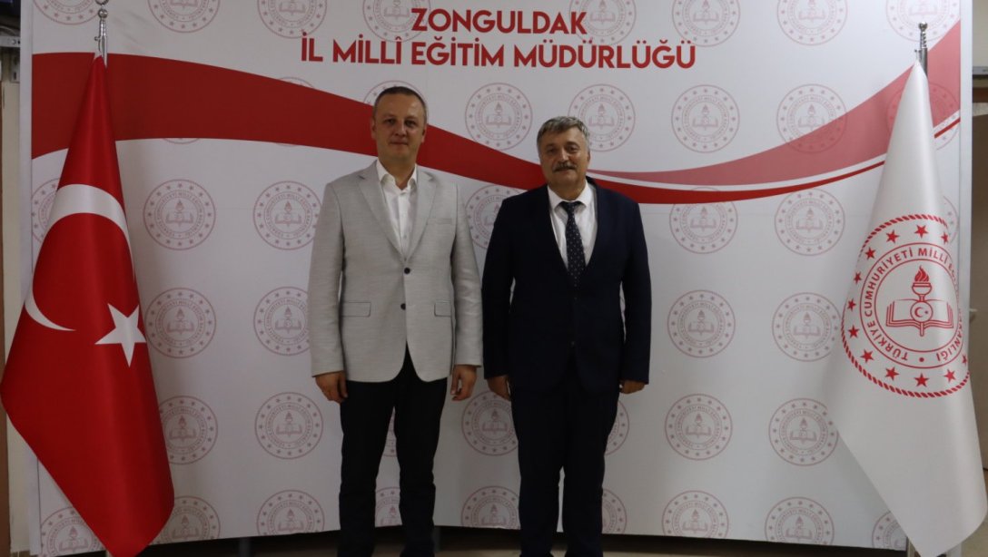 Zonguldak Belediye Başkanımız Sn. Dr. Ömer Selim Alan, İl Milli Eğitim Müdürümüz Sn. Osman Bozkan'ı Ziyareti