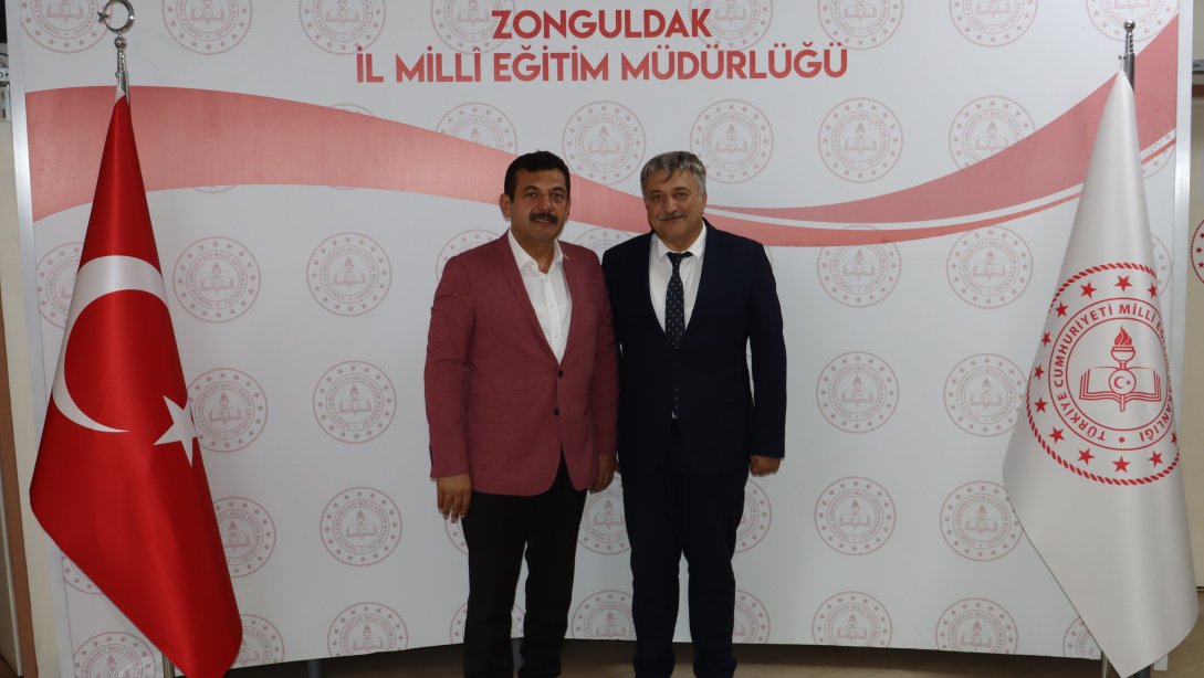Zonguldak Milletvekilimiz Sn. Muammer Avcı, İl Milli Eğitim Müdürümüz Sn. Osman Bozkan'ı Ziyareti