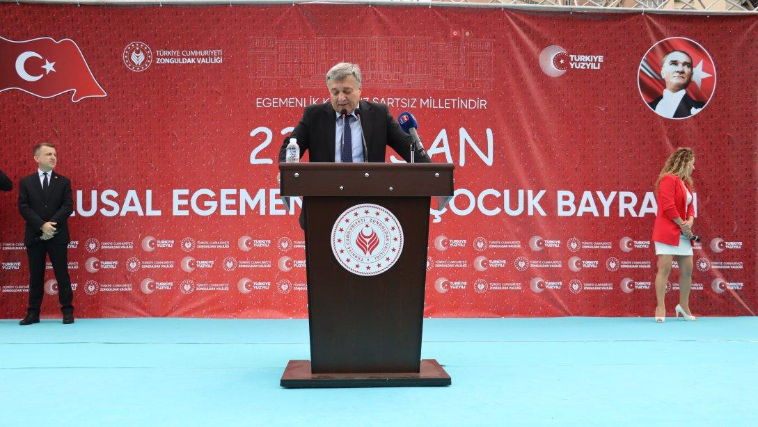 İl Millî Eğitim Müdürümüz Sayın Osman Bozkan'ın 23 Nisan Ulusal Egemenlik ve Çocuk Bayramı Töreni'ndeki Hitapları