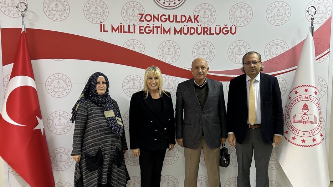 İlim Yayma Cemiyeti Zonguldak Şube Başkanı İbrahim Cansız, İl Milli Eğitim Müdürümüz Züleyha ALDOĞAN'a nezaket ziyaretinde bulundular.