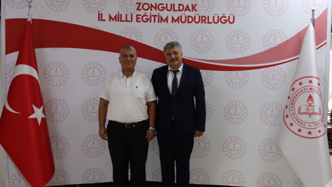 Zonguldak Bölge Liman Başkanı Sn. Ahmet Mert, İl Milli Eğitim Müdürümüz Sn. Osman Bozkan'ı Ziyareti