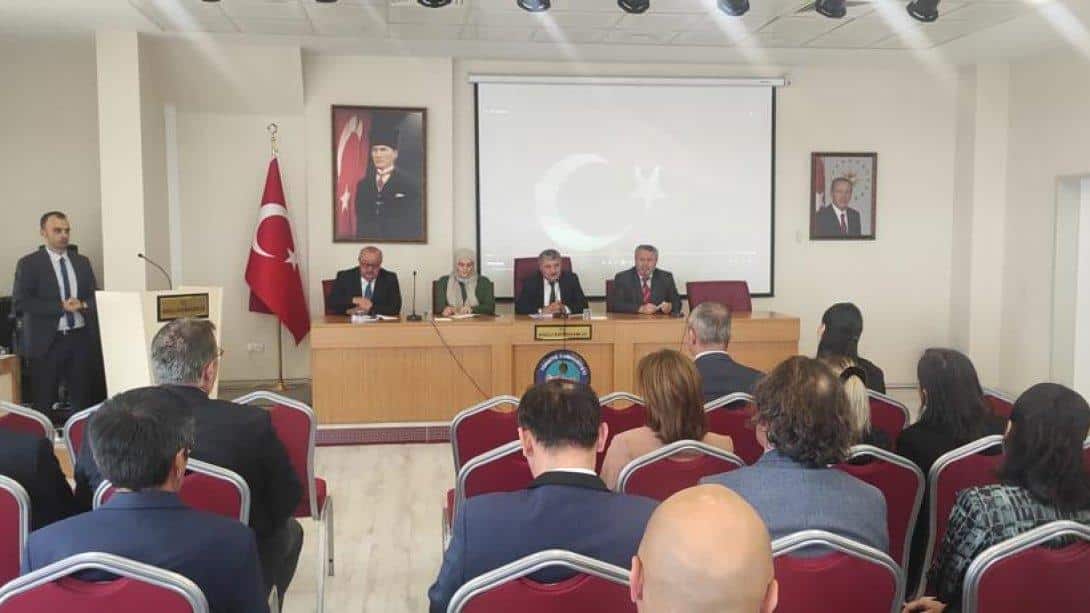 İl Millî Eğitim Müdürümüz Sayın Osman BOZKAN'ın Başkanlığında Zonguldak Kozlu Okul ve Kurum Müdürlerimizin Katılımı İle Toplantı Gerçekleştirildi