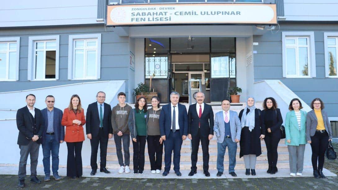 İl Millî Eğitim Müdürümüz Sayın Osman Bozkan'ın Devrek Sabahat Cemil Ulupınar Fen Lisesi Ziyareti
