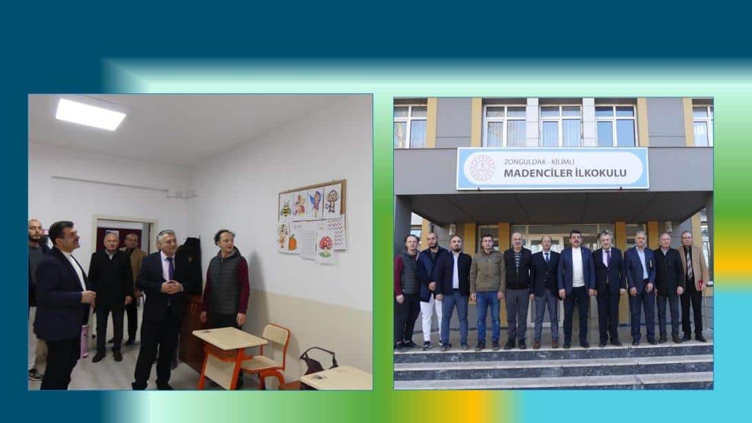 Zonguldak Milletvekilimiz Sayın Muammer Avcı ve İl Millî Eğitim Müdürümüz Sayın Osman Bozkan'ın, Kilimli Madenciler İlkokuluna Ziyaretleri