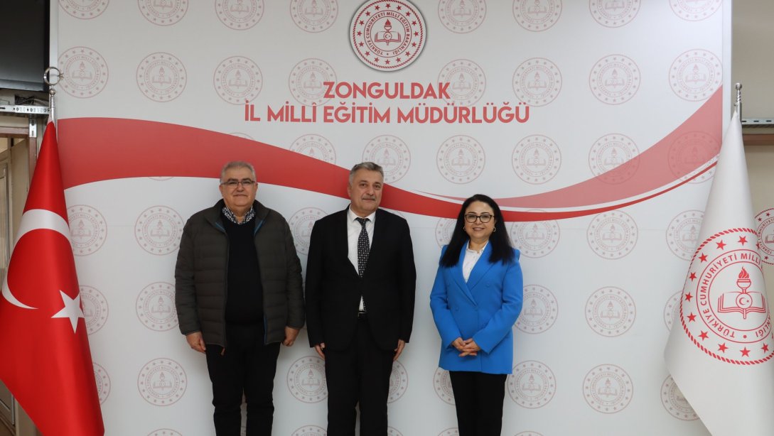 Millî Eğitim Bakanlığı Bakanlık Müşaviri Sayın Dilek Kaya'nın, İl Millî Eğitim Müdürümüz Sayın Osman Bozkan'a ziyareti