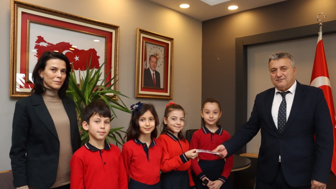 Zonguldak İlkokulu Öğretmen ve Öğrencilerinin, Müdürümüz Sayın Osman Bozkan'a Ziyaretleri ve ''Çanakkale Zaferi ve Şehitleri Anma'' Programına Davetleri
