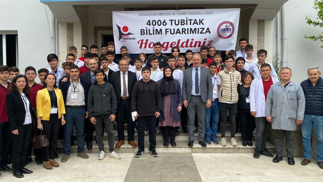Zonguldak Mesleki ve Teknik Anadolu Lisesi Tarafından TÜBİTAK 4006 Bilim Fuarı Düzenlendi