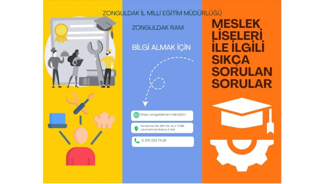Zonguldak Merkez Rehberlik Araştırma Merkezimiz Tarafından Hazırlanan Bilgilendirme Broşürü