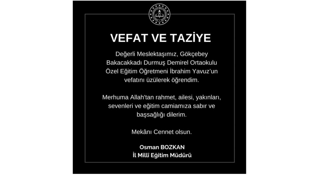 Vefat ve Taziye