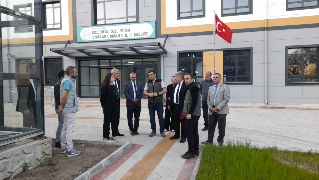 İl Millî Eğitim Müdürümüz Sayın Osman Bozkan, yapımı tamamlanan Kdz. Ereğli Özel Eğitim Uygulama Okulunu  ziyaret etti