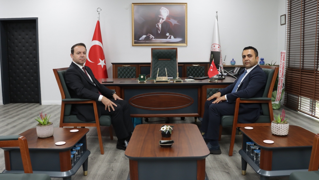 Zonguldak M Tipi Kapalı Ceza İnfaz Kurumu Müdürü Orhan Tekfidan, İl Millî Eğitim Müdürümüz Uygar Keskin'e Hayırlı Olsun Ziyaretinde Bulundu